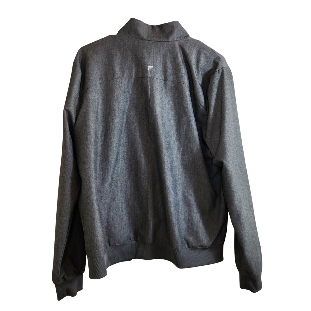 Fabletics Mens Foundation Scrub Jacket Heather Gr… - image 2